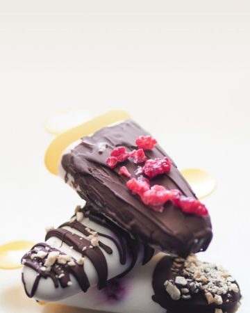 helados veganos coco arándanos