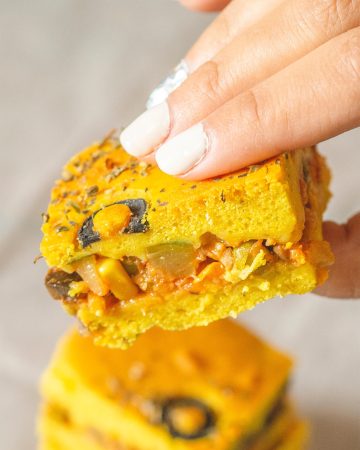 pastel de verduras vegano