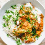 receta de pollo vegano heura kadhai